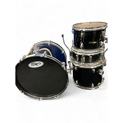 Used Sound Percussion Labs 4 Piece 4 PIECE DRUM KIT Black Drum Kit