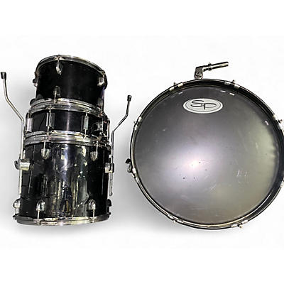 Used Sound Percussion Labs 4 Piece Kicker Black Drum Kit