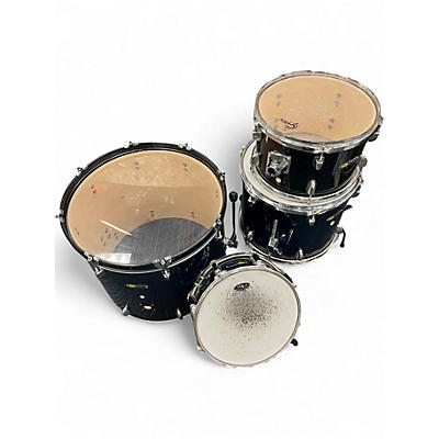 Used Sound Percussion Labs 4 Piece SP  Black Drum Kit