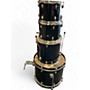 Used Sound Percussion Labs 4 Piece UNITY  Black Drum Kit Black