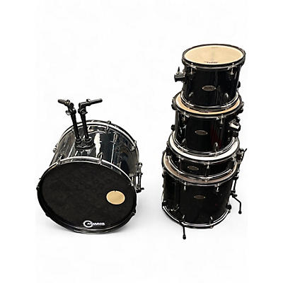 Used Sound Percussion Labs 5 Piece 5 piece Black Drum Kit