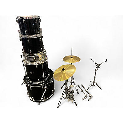 Used Sound Percussion Labs 5 Piece Plus Black Drum Kit