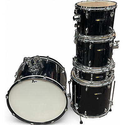 Used Sound Percussion Labs 5 Piece UNITY Black Drum Kit