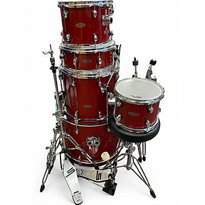 Used Sound Percussion Labs 5 Piece UNITY II RED Drum Kit