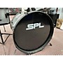 Used Sound Percussion Labs Used Sound Percussion Labs 5 piece MISCELLANEOUS Silver Sparkle Drum Kit Silver Sparkle