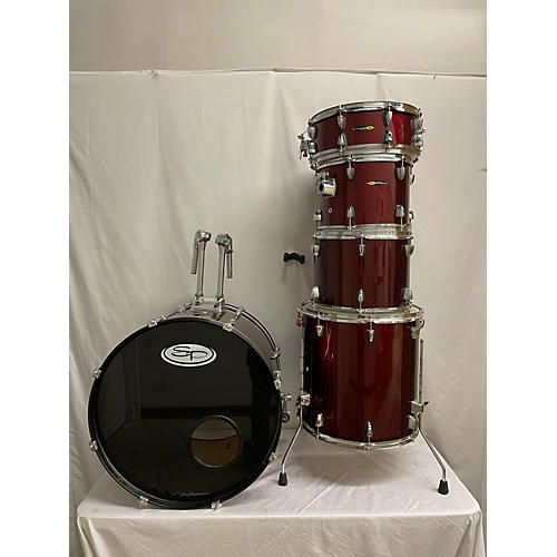 Sound Percussion Labs Used Sound Percussion Labs 5 piece Velocity Red Drum Kit Red