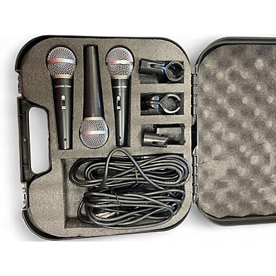 Used Sound Town STMICKT3 3-piece Professional Handheld Dynamic Mic Kit Microphone Pack
