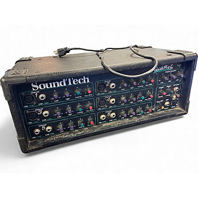 Used SoundTech QUICKMIX 6 Powered Mixer