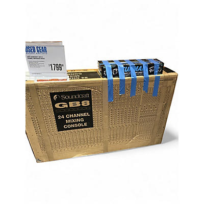 Used Soundcraft GB8 24 Channel Unpowered Mixer