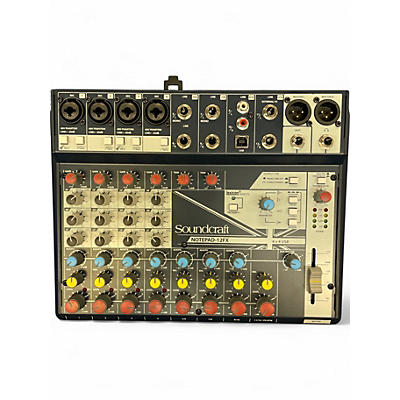 Used Soundcraft NOTEPAD 12 Unpowered Mixer