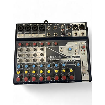 Used Soundcraft NOTEPAD-12FX Powered Mixer