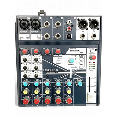 Used Soundcraft NOTEPAD-8FX Unpowered Mixer