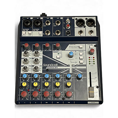 Used Soundcraft NOTEPAD 8FX Unpowered Mixer