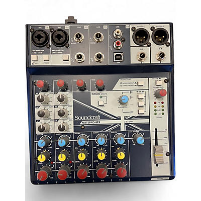Used Soundcraft NOTEPAD-8FX Unpowered Mixer