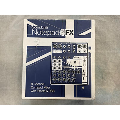 Used Soundcraft Notepad 8FX Unpowered Mixer