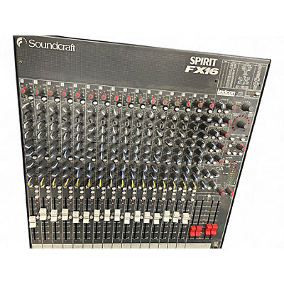 Used Soundcraft SPIRIT FX16 Unpowered Mixer