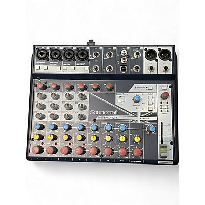 Used Soundcraft notepad-12fx Powered Mixer