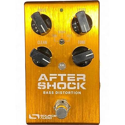 Used Source Audio AFTER SHOCK BASS DISTORITON Bass Effect Pedal