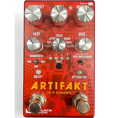 Used Source Audio ARTIFAKT LO FI ELEMENTS Effect Pedal