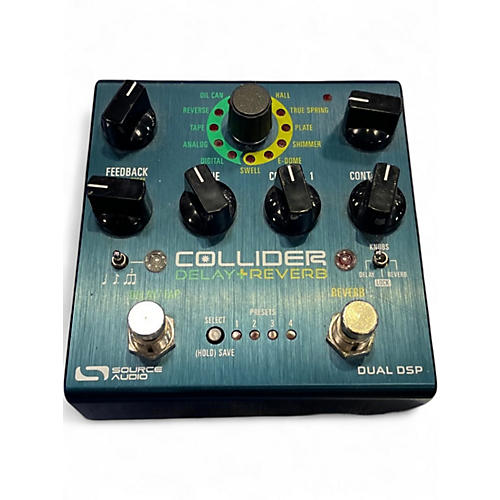 Used Source Audio Collider Delay + Reverb Effect Pedal