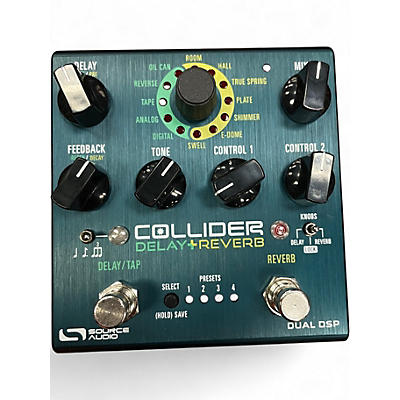 Used Source Audio Collider delay and reverb  Effect Pedal