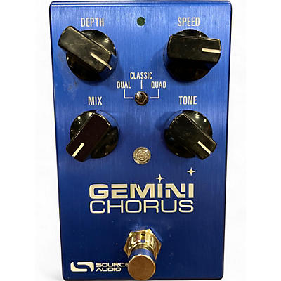 Used Source Audio Gemini Chorus Effect Pedal