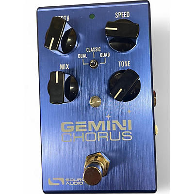 Used Source Audio Gemini Chorus Effect Pedal