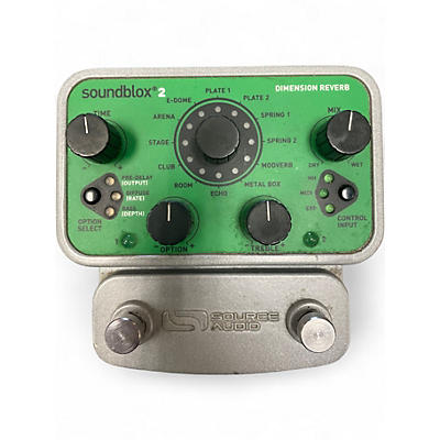 Used Source Audio SA225 soundbox 2 dimension reverb Effect Pedal