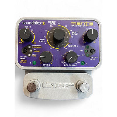 Used Source Audio Soundblox 2 Manta Bass Filter Bass Effect Pedal