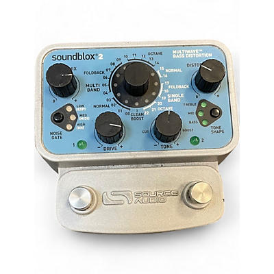 Used Source Audio Soundblox 2 Multiwave Bass Distortion Effect Pedal