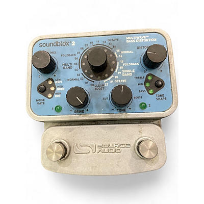Used Source Audio Soundblox 2 Multiwave Bass Distortion Effect Processor