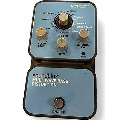 Used Source Audio soundblox Multiwave Bass Distortion Effect Pedal