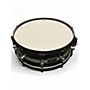 Used Spaun 14in Snare black and silver stripe Drum black and silver stripe 33