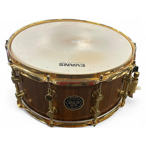 Used Spaun 14in walnut series Walnut Drum Walnut 33