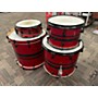 Used Spaun 4 Piece Custom Series Red Sparkle Drum Kit Red Sparkle