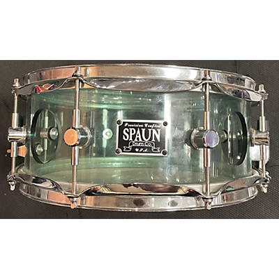 Spaun Used Spaun 4X13 Snare Drum Acrylic