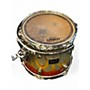 Used Spaun 5 Piece Custom Series Silver Holoflake Sunburst Flames Drum Kit Silver Holoflake Sunburst Flames