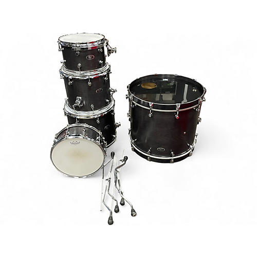 Used Spaun 5 Piece Recording Series Birch Kit black Drum Kit black