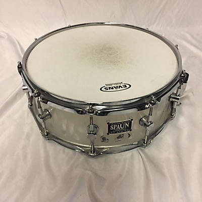 Used Spaun 5.5X14 Acrylic Ikebukuro Drum Clear