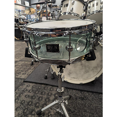 Spaun Used Spaun 5X13 ACRYLIC Drum AQUA GREEN AQUA GREEN 7