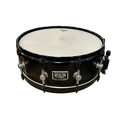 Spaun Used Spaun 5X14 8 PLY SNARE Drum Black