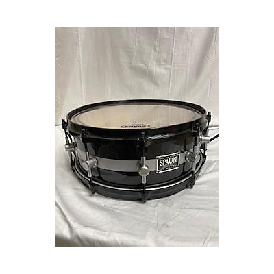 Spaun Used Spaun 5X14 Precision Drum Black And Silver