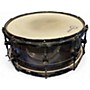 Used Spaun 6.5X14 Hybrid Snare Black Sparkle and Acrylic Drum Black Sparkle and Acrylic 15