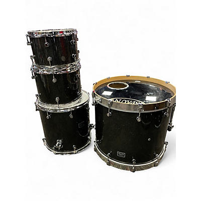 Used Spawn 4 Piece Custom Black Glass Drum Kit