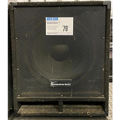 Used Speaker Max Dj-15-sub Unpowered Subwoofer