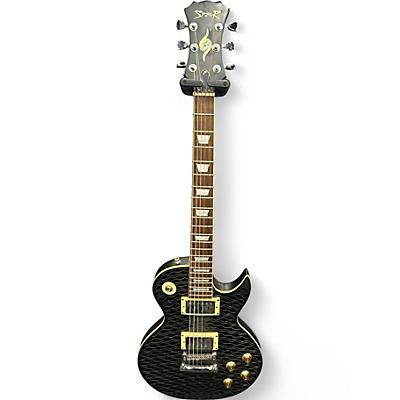 Used Spear RD-W Black Open Pore Solid Body Electric Guitar