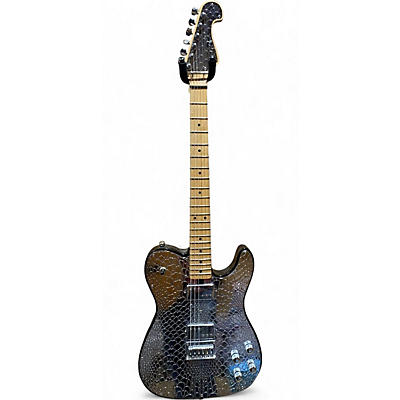 Used Spear RTST Steel top Black Solid Body Electric Guitar