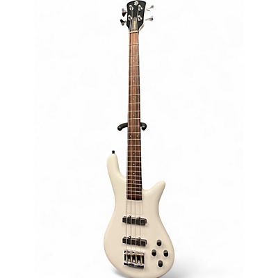 Used Specter NS-2JA Alpine White Electric Bass Guitar