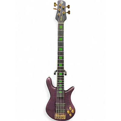 Used Spector Artist Series Skyler Acord Violet Stain Matte Electric Bass Guitar