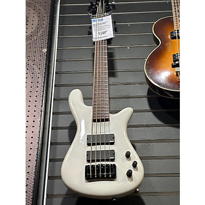 Spector Used Spector BANTAM 5 White Electric Bass Guitar